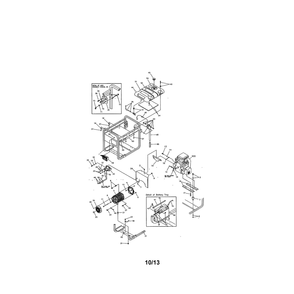 Main Unit Diagram and Parts List for 030210  Briggs and Stratton Generator
